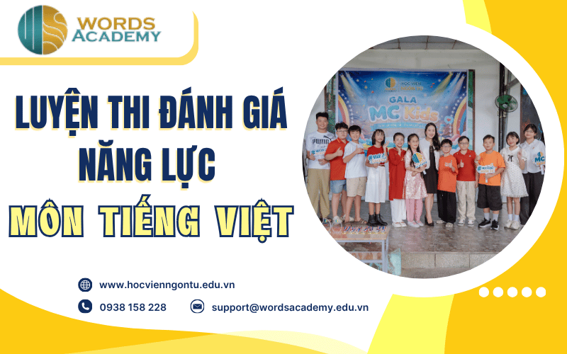 luyện thi đánh giá năng lực môn tiếng Việt